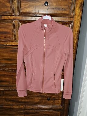 Lululemon Define Jacket Nulu! NWTS! DUSK/RSGO! Beautiful, Sz 8 Rose Gold!
